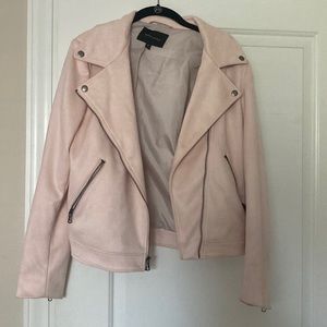 Banana Republic Pink Suede Jacket